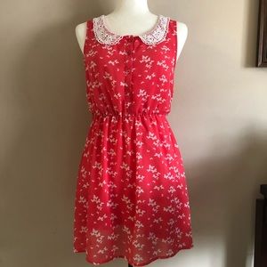 Butterfly Coral Dress